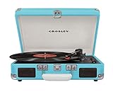 Crosley Cruiser Deluxe Vintage 3-Speed Bluetooth Suitcase...